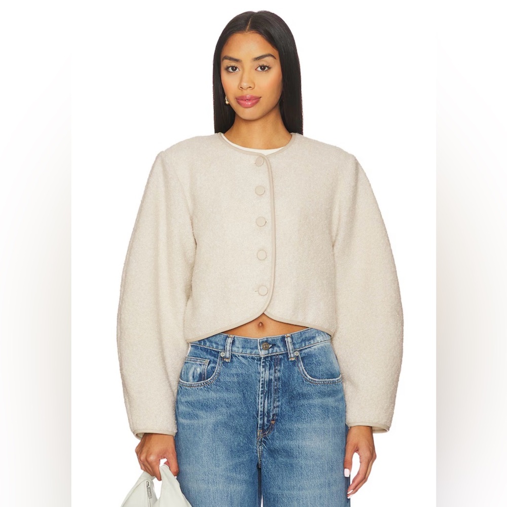 NWT Steve Madden Emili Jacket in Cream